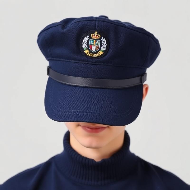 Crested School Cap